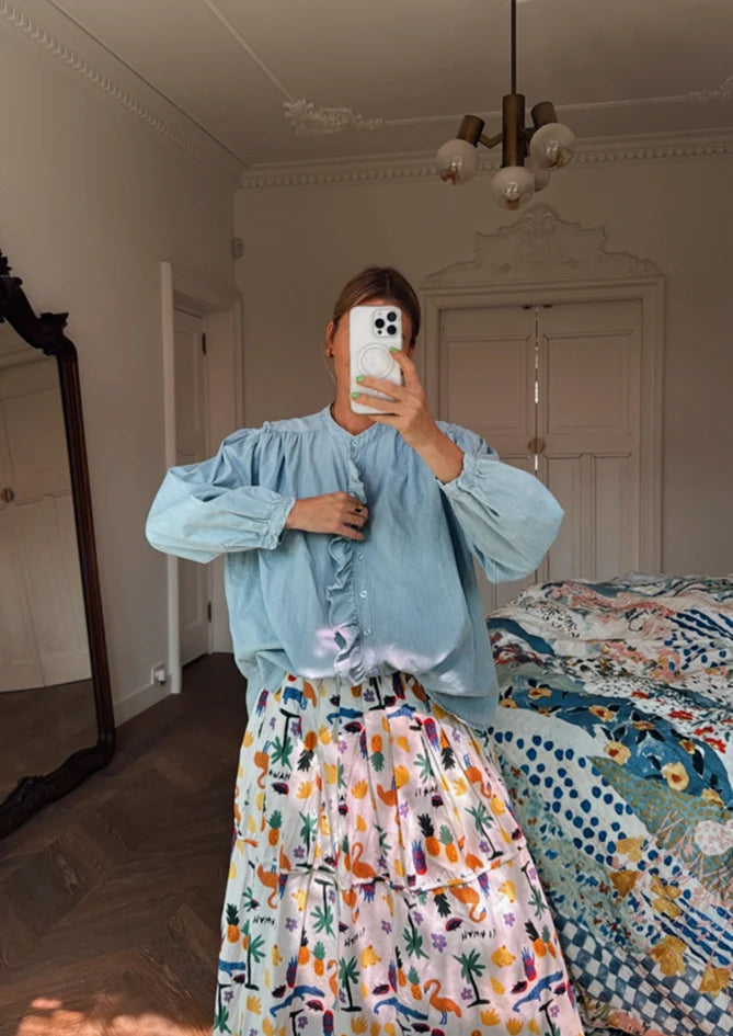 Indigo Frill