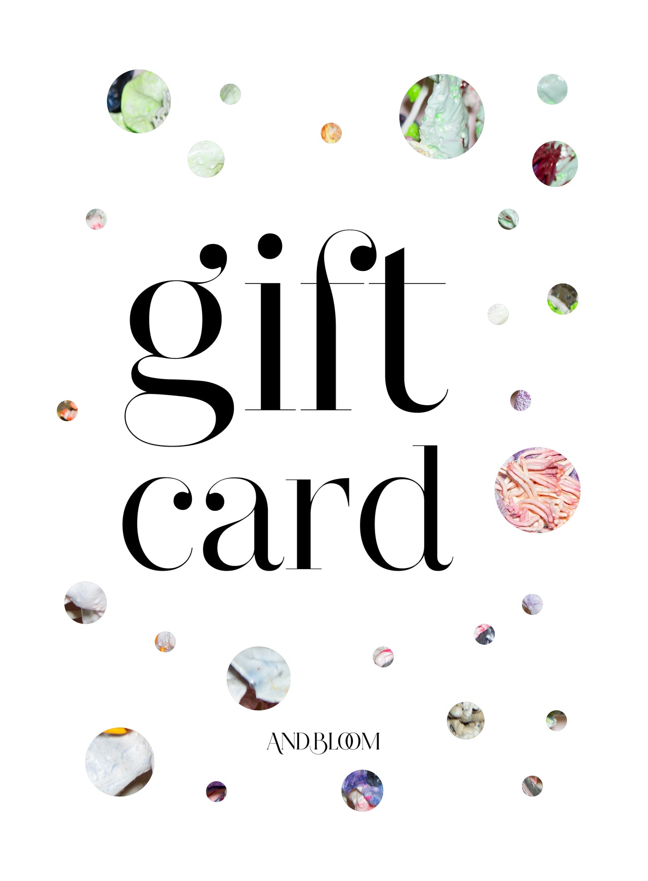AndBloom gift card