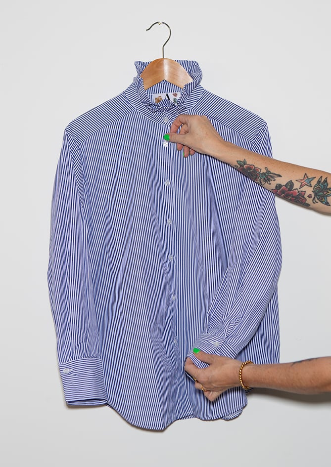 The Ruffle Blue